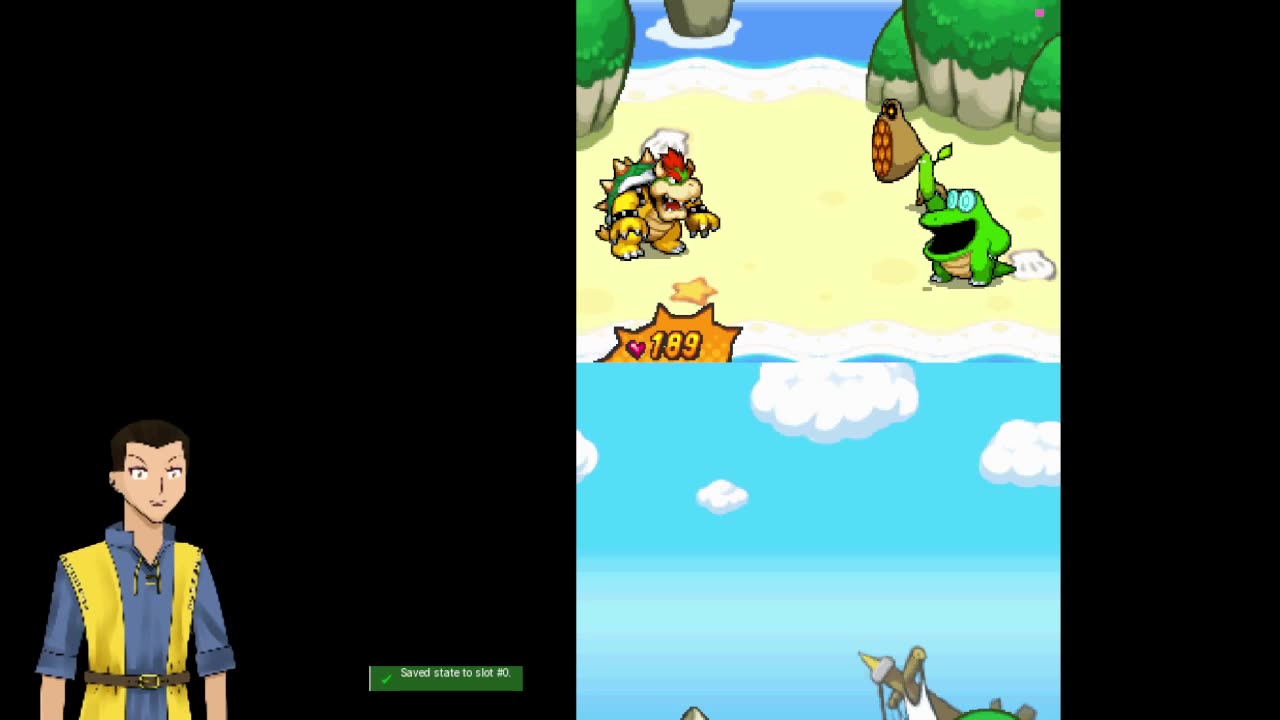 Mario & Luigi: Bowser's Inside Story (DS/RetroArch) day 15 Bowser's shp