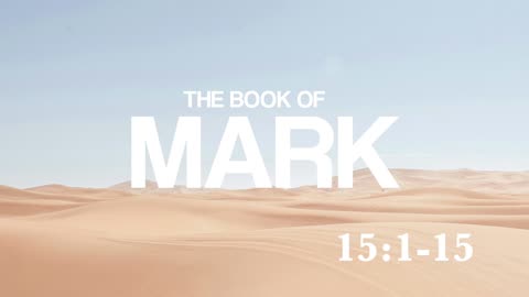 Mark 15:1-15 | Pontius Pilate | Lucas Crawford