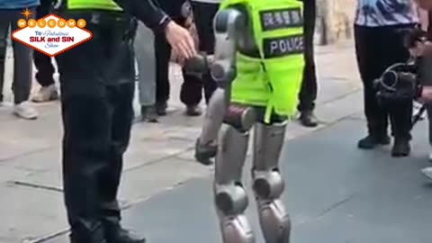 China demonstrates ai police robot