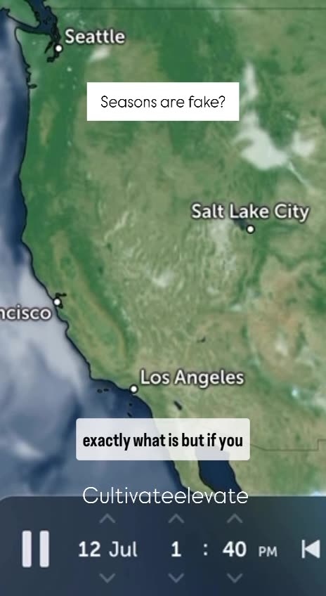 It seems seasons don't change until the holographic planes come out to dim the UV.