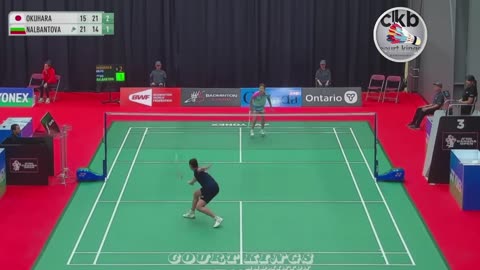 Nozomi OKUHARA (JPN) vs Kaloyana NALBANTOVA (BUL)[WS]R16 | YONEX canada Open 2025 Badminton