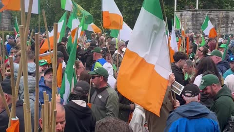 It’s begins The flags are being handed out.