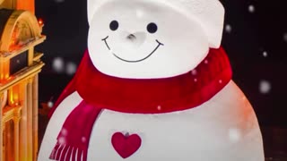 Crean un enorme muñeco de nieve en China