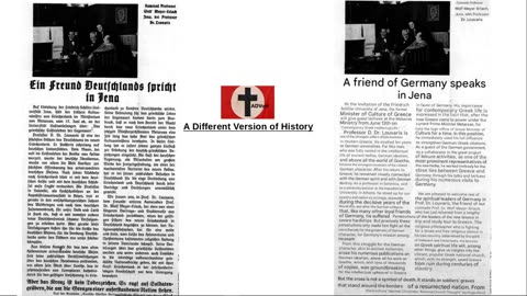 1938 German news article - Greek Friend of Germany & Christians Speaks in Germany