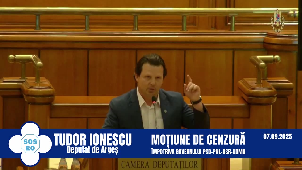 MOȚIUNE DE CENZURĂ ÎMPOTRIVA GUVERNULUI PSD-PNL-USR-UDMR