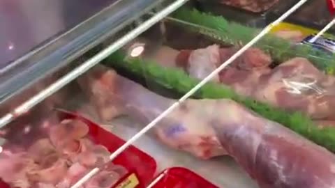 HMMM THAT IS AN ODD PIECE OF MEAT