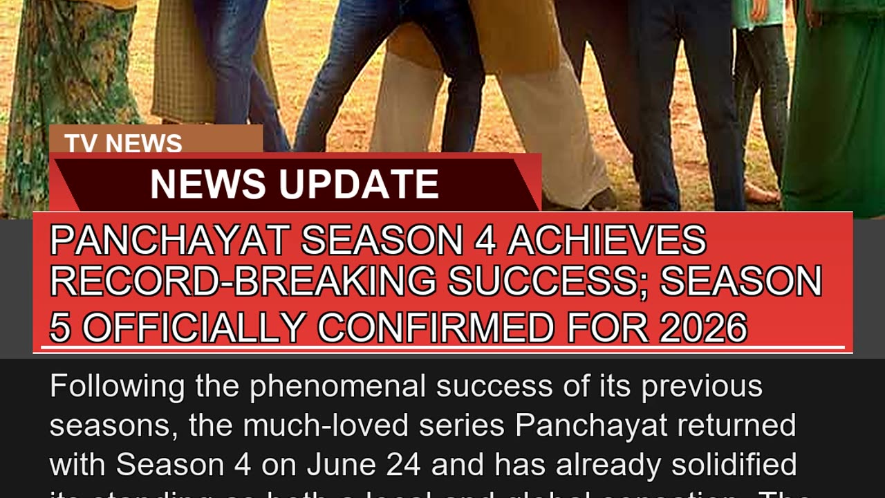 Panchayat Season Achieves Recordbreaking Succes