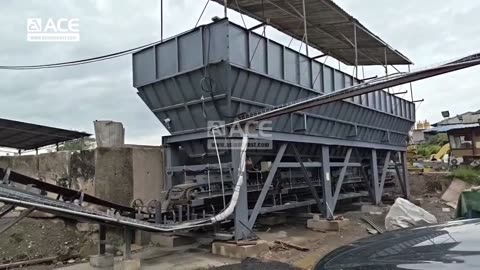 Site de travail du dépoussiéreur à sacs de 100 tonnes en Malaisie
