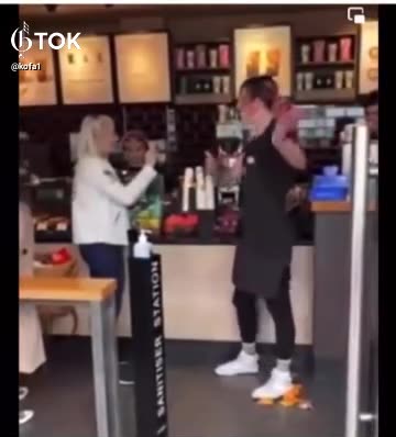 Starbucks employee flips out at customers over transphobia