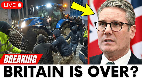 IT HAS BEGUN: OBADIAH 18 REVOLUTION IN UK (Ephraim) Tractors, Trucks, Masked Men Storm London