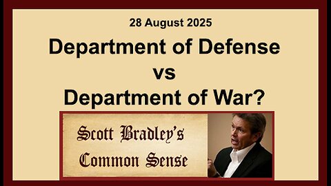 Department of Defense vs Department of War?
