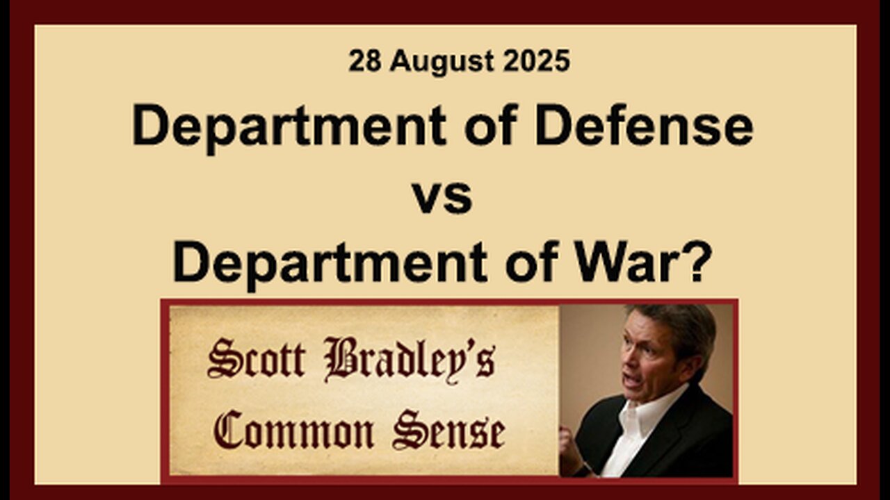 Department of Defense vs Department of War?
