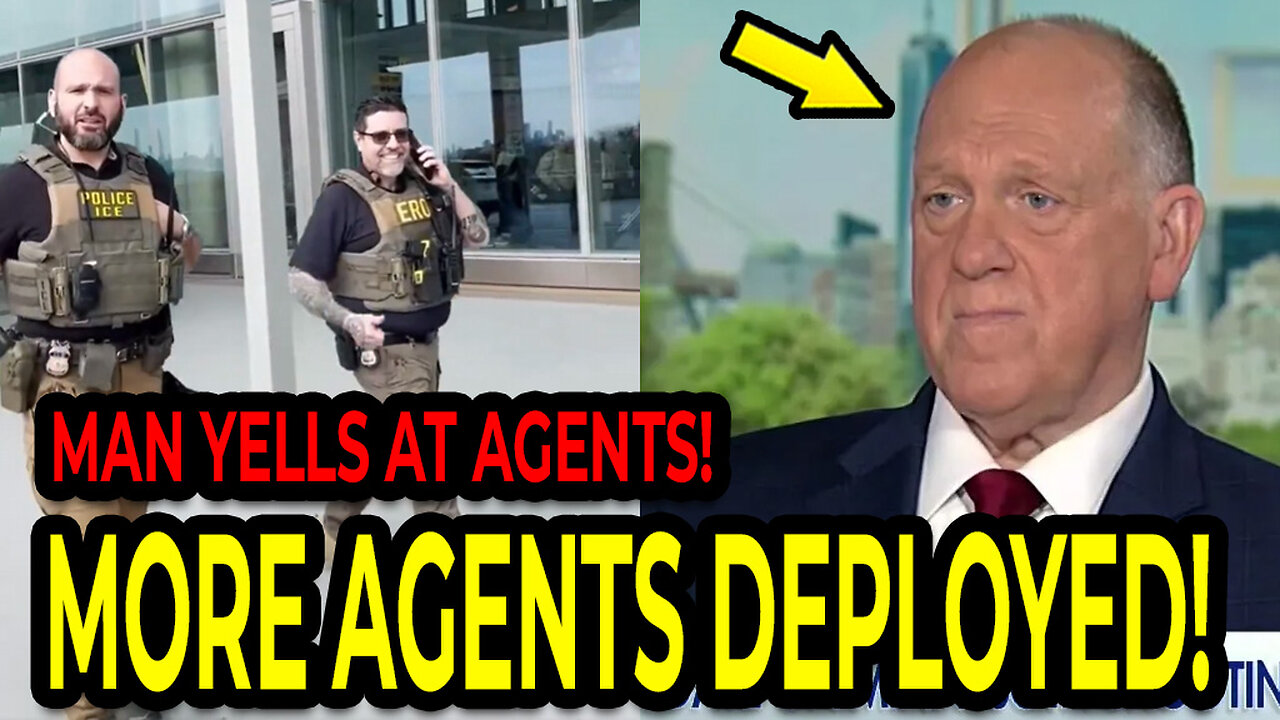 Big Warning From Tom Homan - ICE Agents Harassed At Airports!
