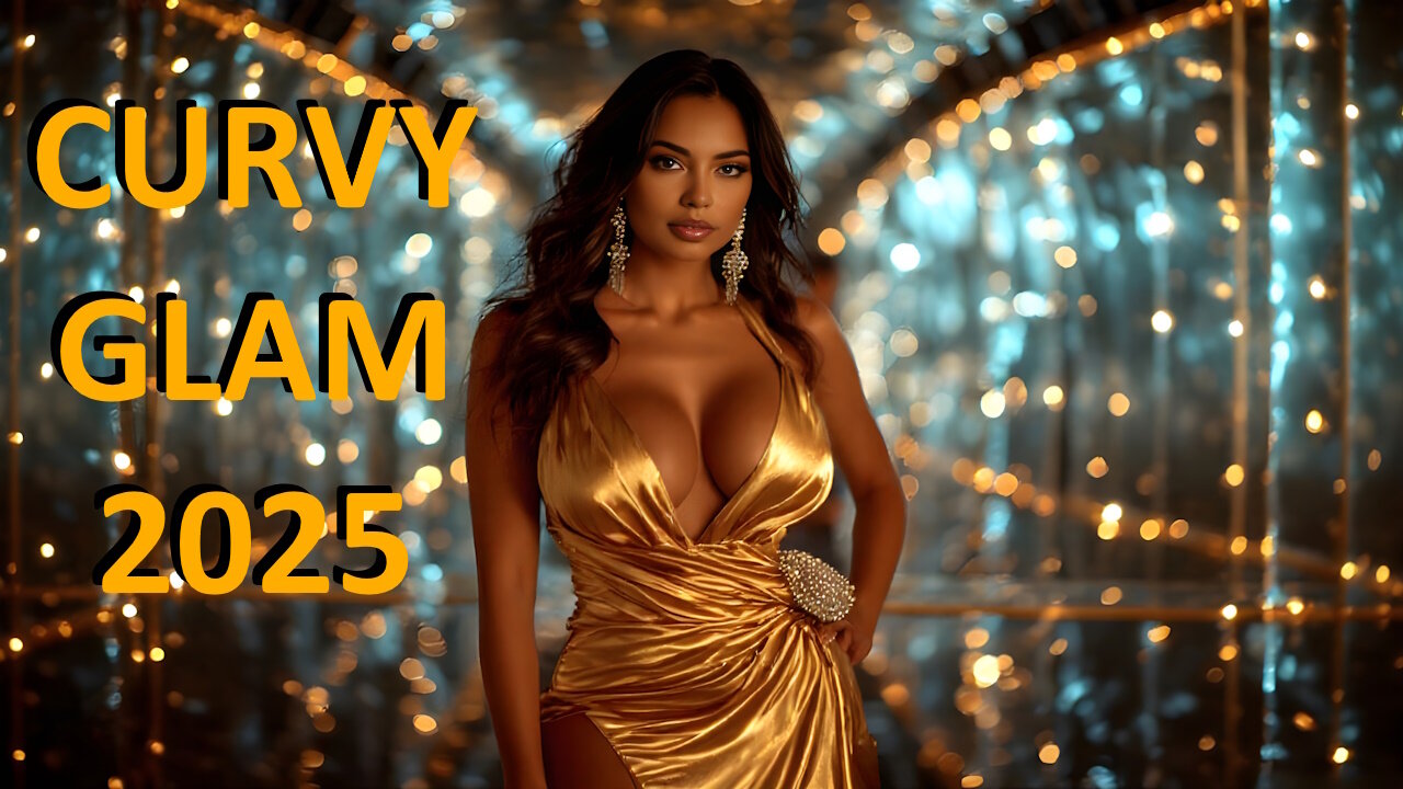 Curvy Red Carpet Looks 2025 🌹 | The Most Beautiful Voluptuous Women in Glamorous Fashion