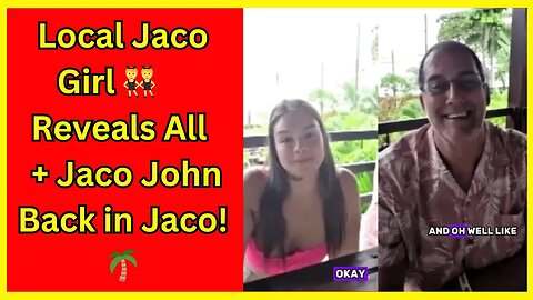 Interview local Jaco girl & Jaco john back in Costa Rica 👯‍♀️🌴
