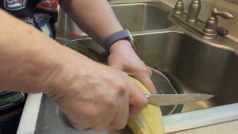 Getting The Silk Off Of Corn