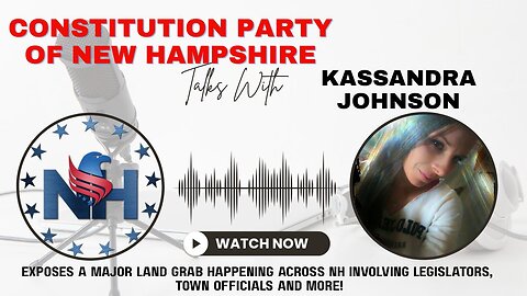 Kassandra Johnson explains her findings of a land grab happening right here in NH!