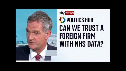 Minister defends contract with US data giant Palantir | Politics Hub