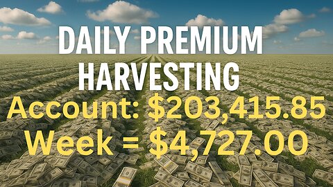 Strong Week: +$4,727 (Day 151, Harvest Plan) #trading #PPH #thousandaire