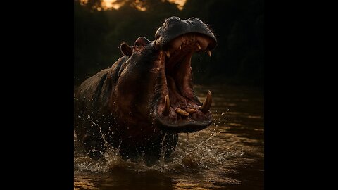 The Hidden Danger of the Hippopotamus! 🦛🔥