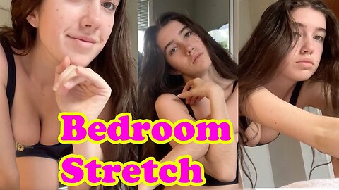 BEDROOM STRETCHING | Join me for a YOGA stretching session right in my high school bedroom