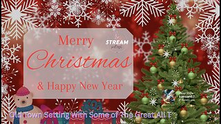 🎄☃️Old Town Setting ❄️ With Some of The Great All Time Songs. 🎅🏻🎁