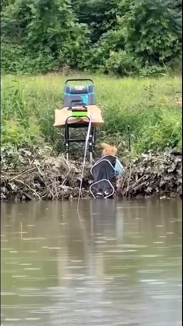 A real fisherman!
