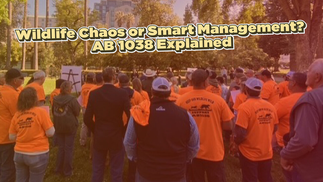 Wildlife Chaos or Smart Management? AB 1038 Explained