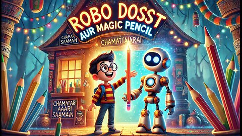 Magic Pencil Ki Jadui Kahani 🔥 | Robo Dost Ka Kamaal! 🤖✨ | Bacchon Ki Moral Story