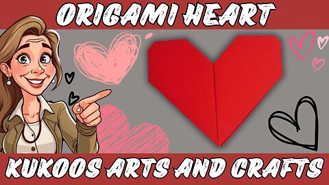 How to Make a Paper Heart | Easy DIY Origami Heart Tutorial
