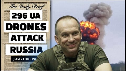 BREAKING: 296 Drones Strike Putin's Drone Plants, Disrupt Moscow Flights