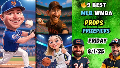 🔥9 BEST FRIDAY PRIZEPICKS MLB PROPS TODAY | ⚾️ MLB PICKS TODAY 8/1