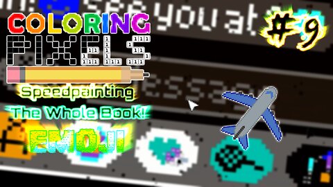 Coloring Pixels - Speedpainting The Whole Book! #9 (Emoji)
