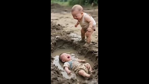 Crying_Baby_Gets_the_Cutest_Help_😭___Funny_Ai_Animated_Shorts_#cute_#cutebabies