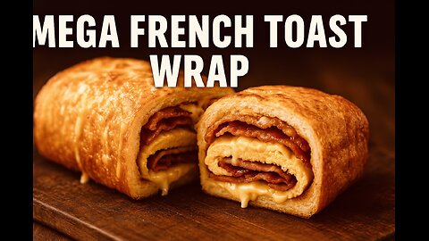 Mega French Toast Omelette Wrap | Family-Sized Breakfast Hack | Brian M. Inspired