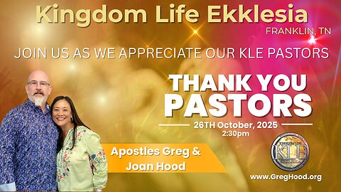 Dr. Greg Hood & Evangelist David Gregory ⎮ A Gift From Jesus To The Ekklesia