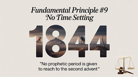 Fundamental Principle #9 - No Time Setting