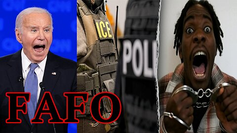 Biden's ILLEGAL ALIEN friend FINDS OUT after trying to STAB ICE agents! FAFO!