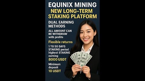 EQUINIX STAKING PLATFORM DUAL earning methods highly recommended safe platform