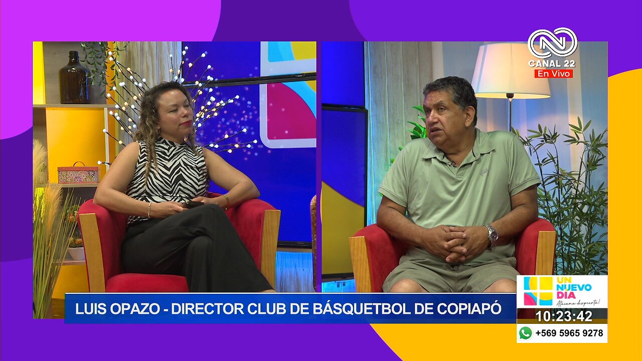 Luis Opazo director club de básquetbol de Copiapó