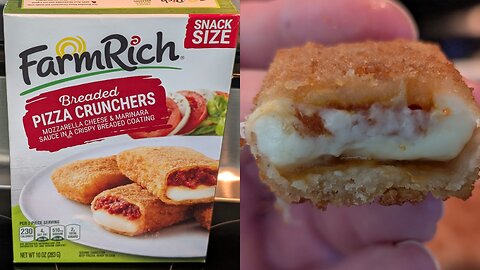 FARM RICH BREADED PIZZA CRUNCHERS