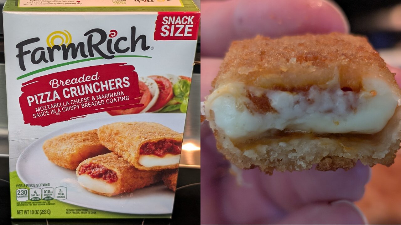 FARM RICH BREADED PIZZA CRUNCHERS