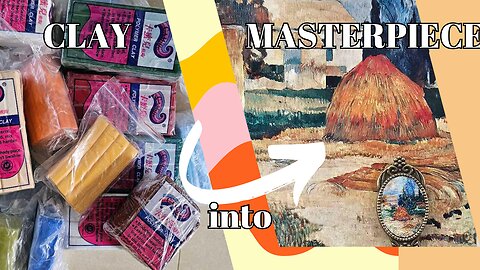 Polymer Clay Bookmarks Making-Farmhouse in Arles