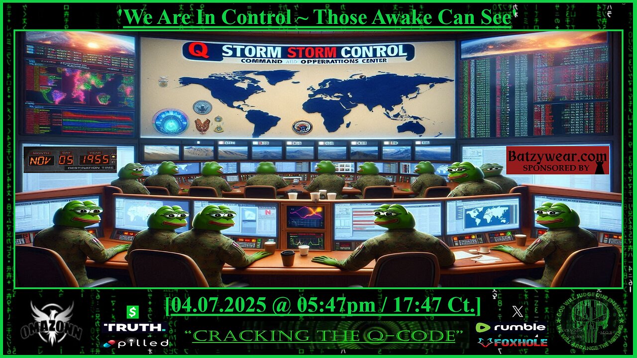 0185 "CRACKING THE Q-CODE" ~ We Are In Control ~ Those Awake Can See'