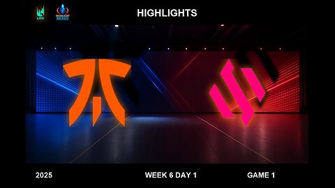 FNC vs BDS Highlights Game 1 - LEC Spring Split W6D1 2025 - Fnatic vs Team BDS G1