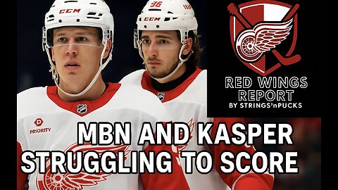Red wings in 7 minutes - Marco Kasper and Michael Brandsegg-Nygard struggling to score