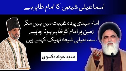 Imam ko Zahir hona Chaiye jesa Shia Imami Ismaili Musalman kehte hain _ Syed Jawad Naqvi