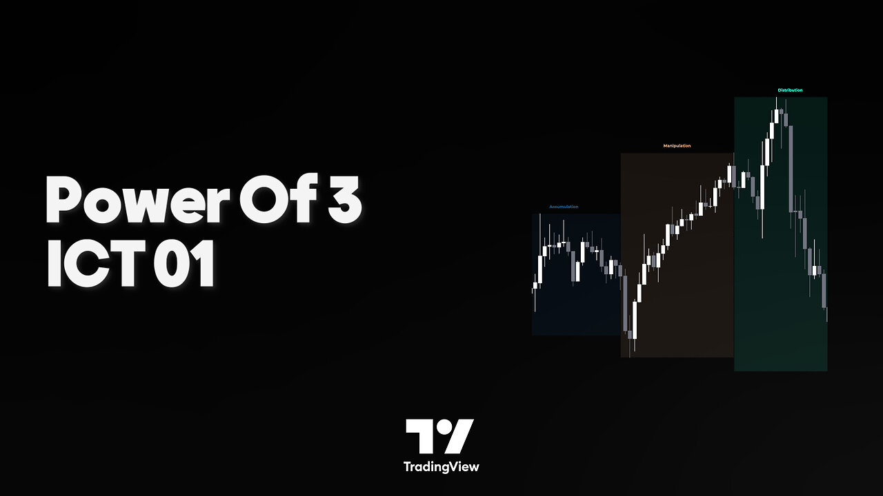 📊 Power of 3 ICT 01 Indicator | AMD ICT & SMC Accumulations on #TradingView [#TradingFinder] 🔍'= ,