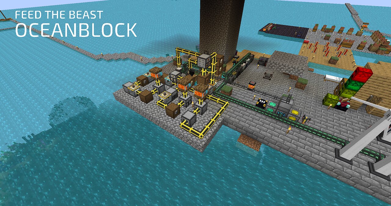 FTB Oceanblock 6 - Unlimited Ores