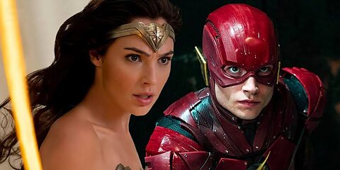 Wonder Woman Saves Batman Like a Goddess | The Flash (2023) | CineBytes #shorts #dc